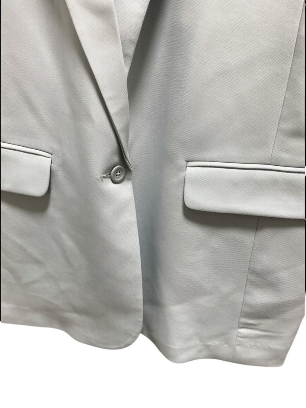 Abercrombie & Fitch Relaxed Suiting Blazer Mint Green Size M NWT Minimalist Cute - Picture 8 of 13